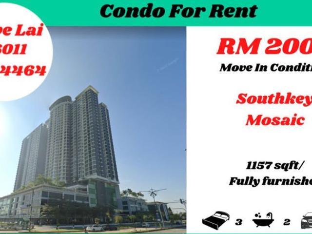 Apartment for rent in Johore Bahru, Johor
