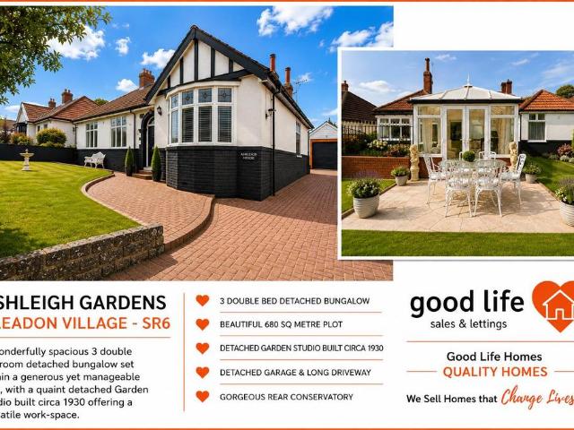 Bungalow for sale in Harton Nook, Cleadon