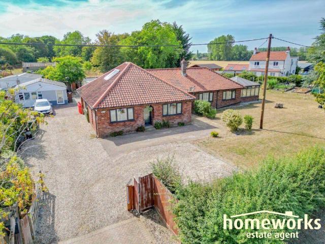 Bungalow for sale in East Tuddenham, Norfolk