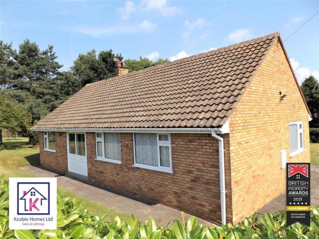 Bungalow for rent in Great Chatwell, Staffordshire