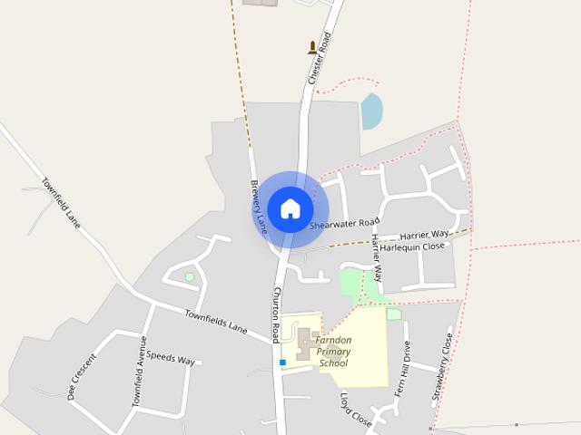 House for rent in Crewe by Farndon, Cheshire