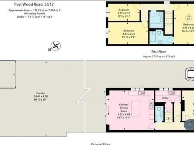 House for rent in Colliers End, Hertfordshire