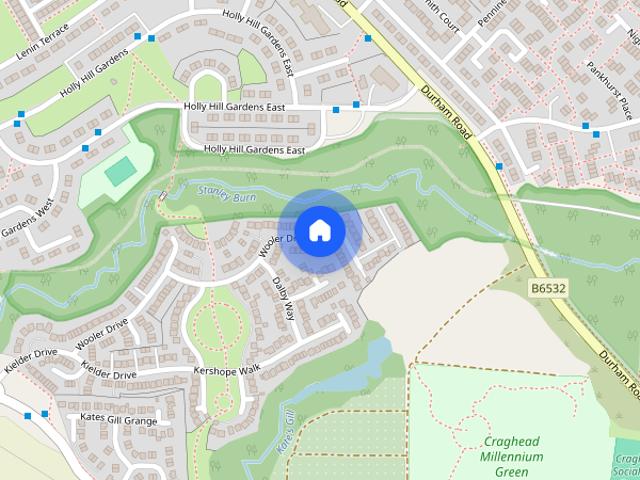 House for rent in Quaking Houses, Stanley