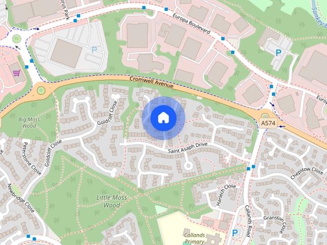 House for rent in Callands, Burtonwood and Westbrook