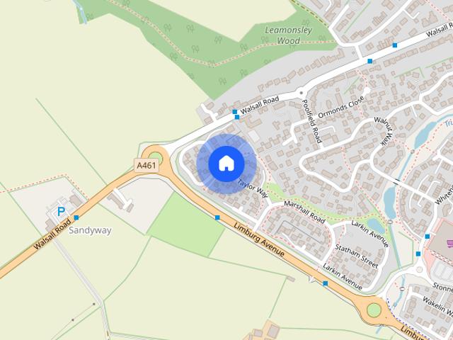House for rent in Lichfield, Boley Park
