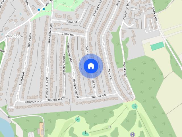 House for rent in Woodcote, Epsom