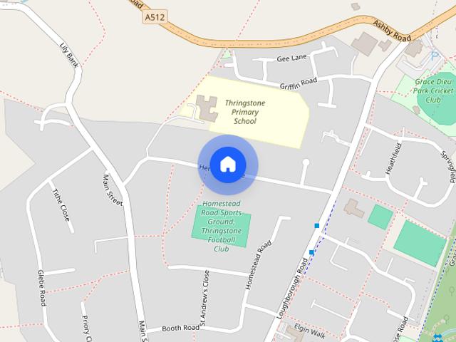 House for rent in Thringstone, Leicestershire