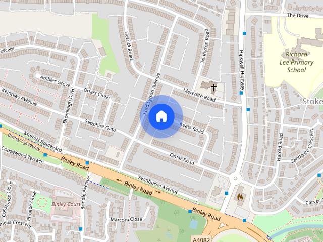House for rent in Stoke Hill, West Midlands