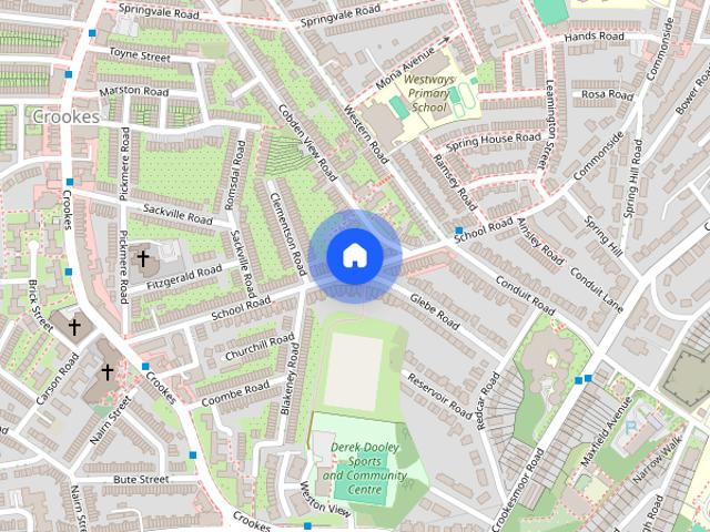 House for rent in Crookes, South Yorkshire