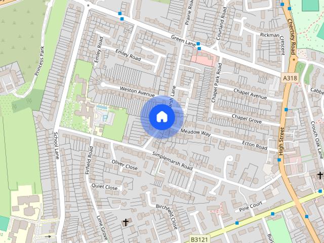 House for rent in Row Town, Surrey