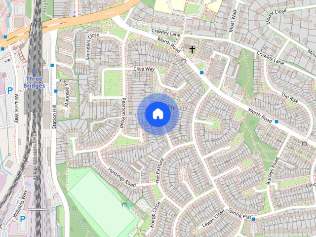 Townhouse for rent in Glynde, West Sussex