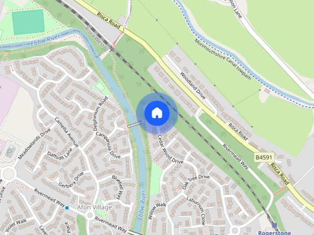 House for rent in Afon Village, Rogerstone