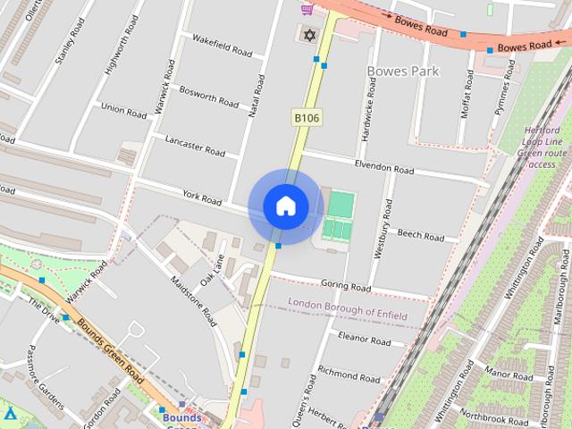 Apartment for rent in Bowes Park, Greater London