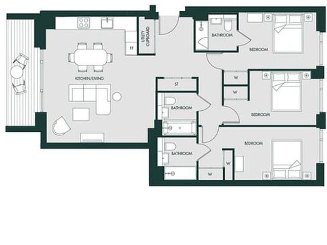 Apartment for rent in Brent Cross, Greater London