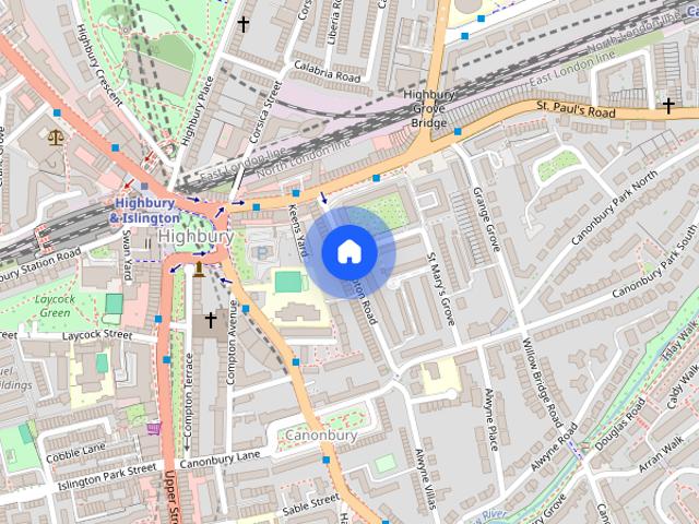 Apartment for rent in Canonbury, Greater London