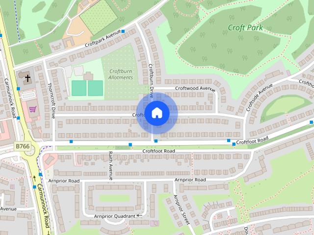 Apartment for rent in Croftfoot, Scotland