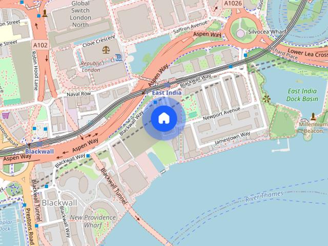 Apartment for rent in Virginia Quay, Greater London