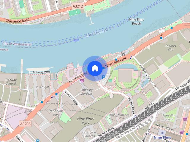 Apartment for rent in Nine Elms, Greater London