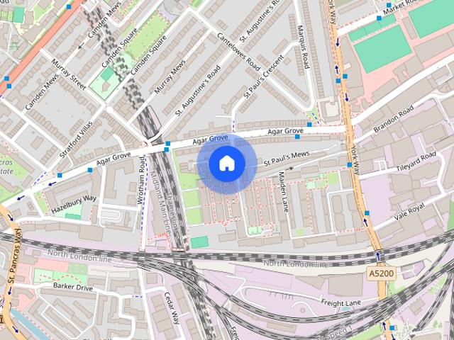 Apartment for rent in Maiden Lane Community, Greater London