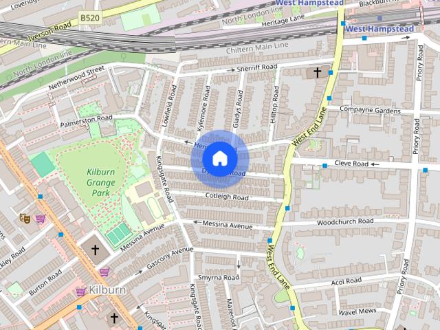 House for rent in Kilburn, Greater London