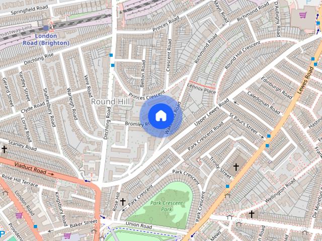 Apartment for rent in Round Hill, Brighton & Hove