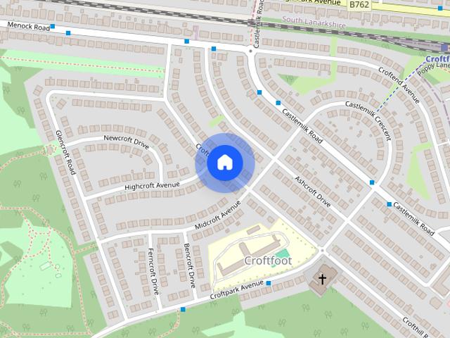 Apartment for rent in Croftfoot, Scotland