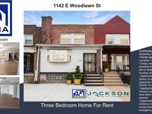 House for rent in East Germantown, Philadelphia