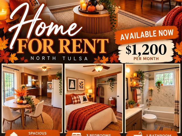 House for rent in Tulsa, Tulsa County