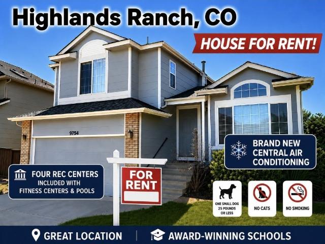 House for rent in Highlands Ranch, Douglas County