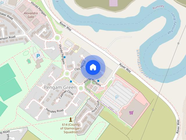 House for rent in Pengam Green, Falcon Lodge