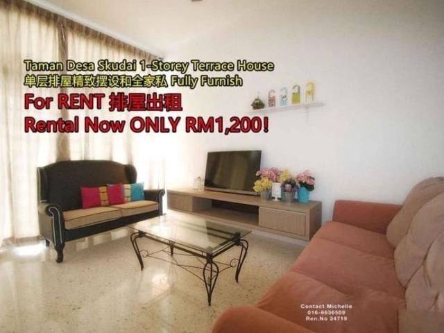 House for rent in Kluang, Johor