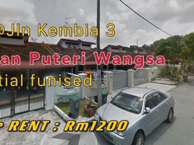 House for rent in Ulu Tiram, Johor