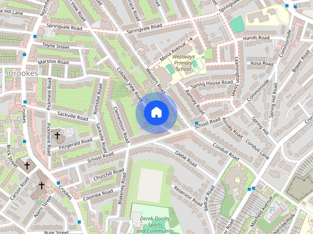 Room for rent in Crookes, South Yorkshire