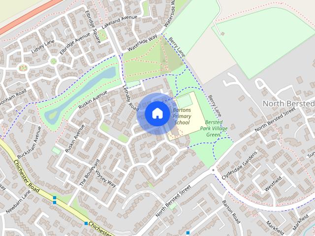 House for rent in Bersted, Clapham