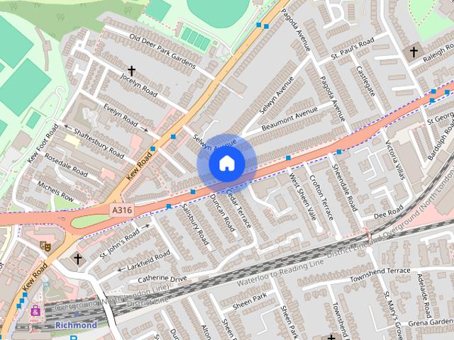 House for rent in North Sheen, Greater London