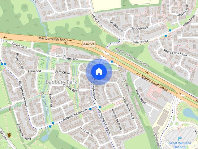 House for rent in Badbury Park, Swindon