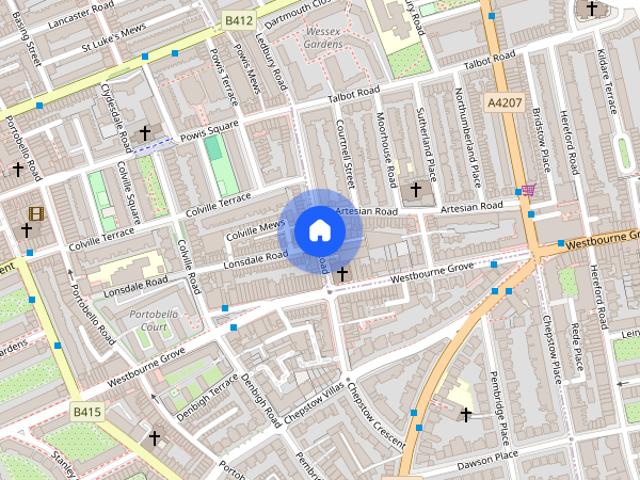 House for rent in Kensal Town, Bayswater