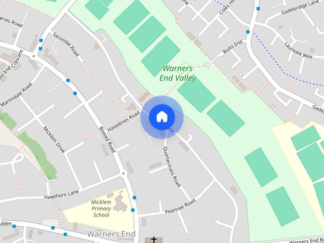 Apartment for rent in Counters End, Pouchen End