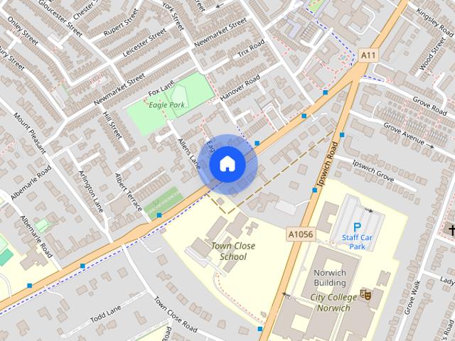 Apartment for rent in Heigham Grove, East Bank