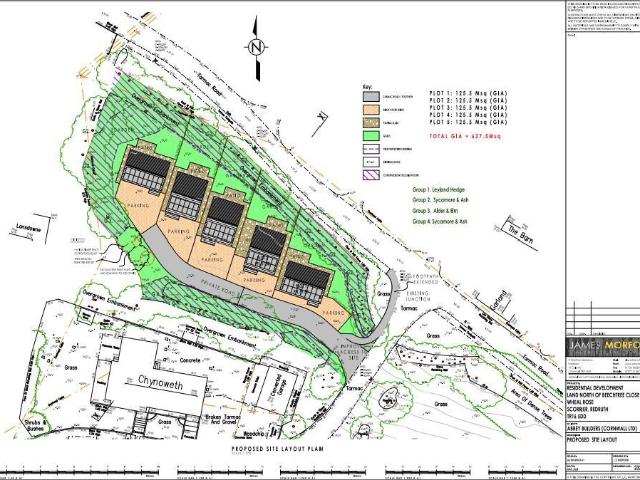 Land for sale in Scorrier, Cornwall