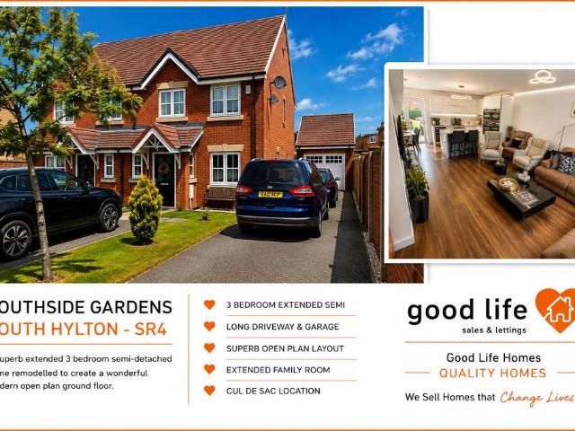 House for sale in South Hylton, Tyne And Wear