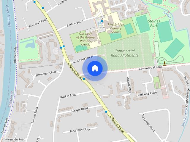 House for rent in Lower Halliford, Surrey