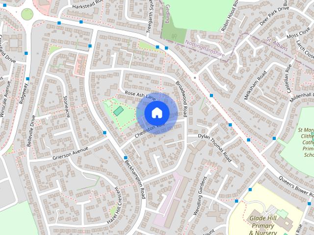 House for rent in Bulwell, City of Nottingham