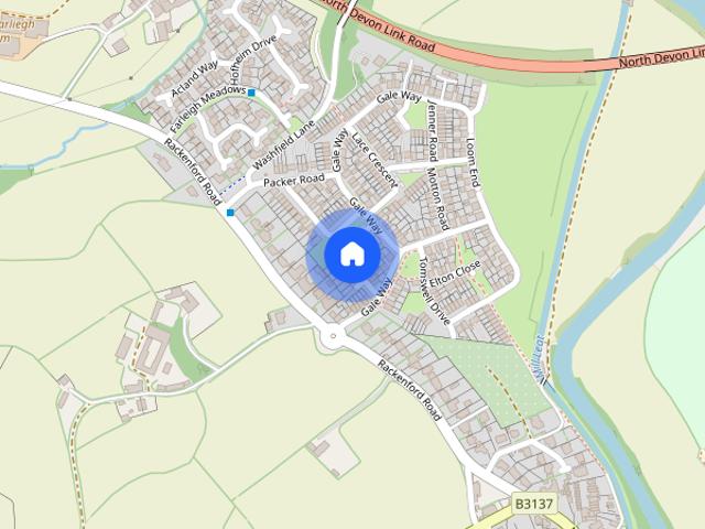 House for rent in Newton St Cyres, Devon