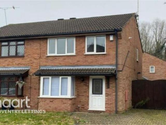 House for rent in Walsgrave On Sowe, West Midlands