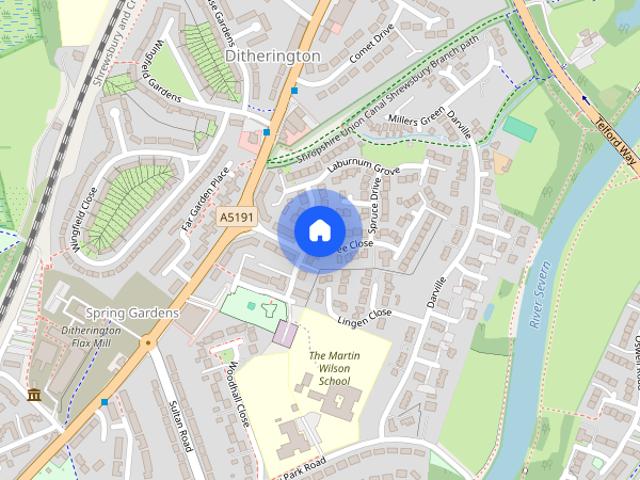 House for rent in Spring Gardens, Shrewsbury