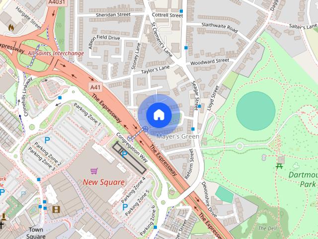 House for rent in Mayer's Green, West Bromwich