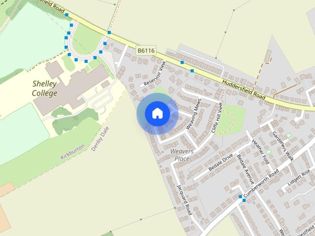 Townhouse for rent in Lower Cumberworth, West Yorkshire