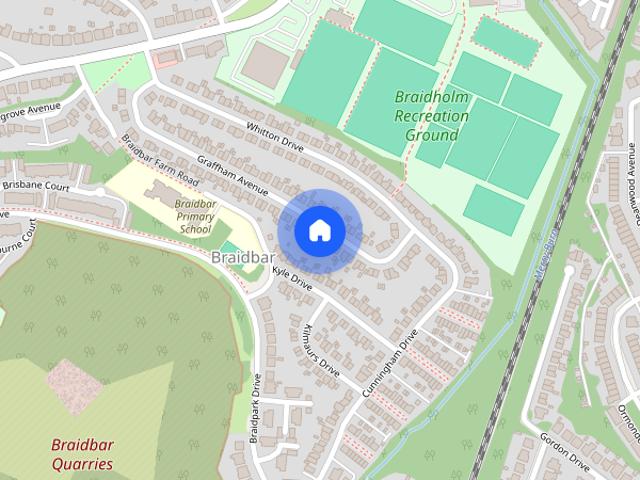 House for rent in Braidbar, Giffnock