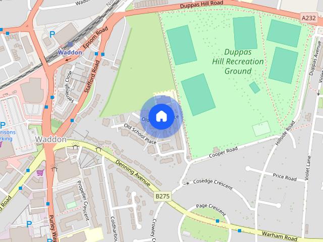 Townhouse for rent in London Borough of Croydon, Waddon